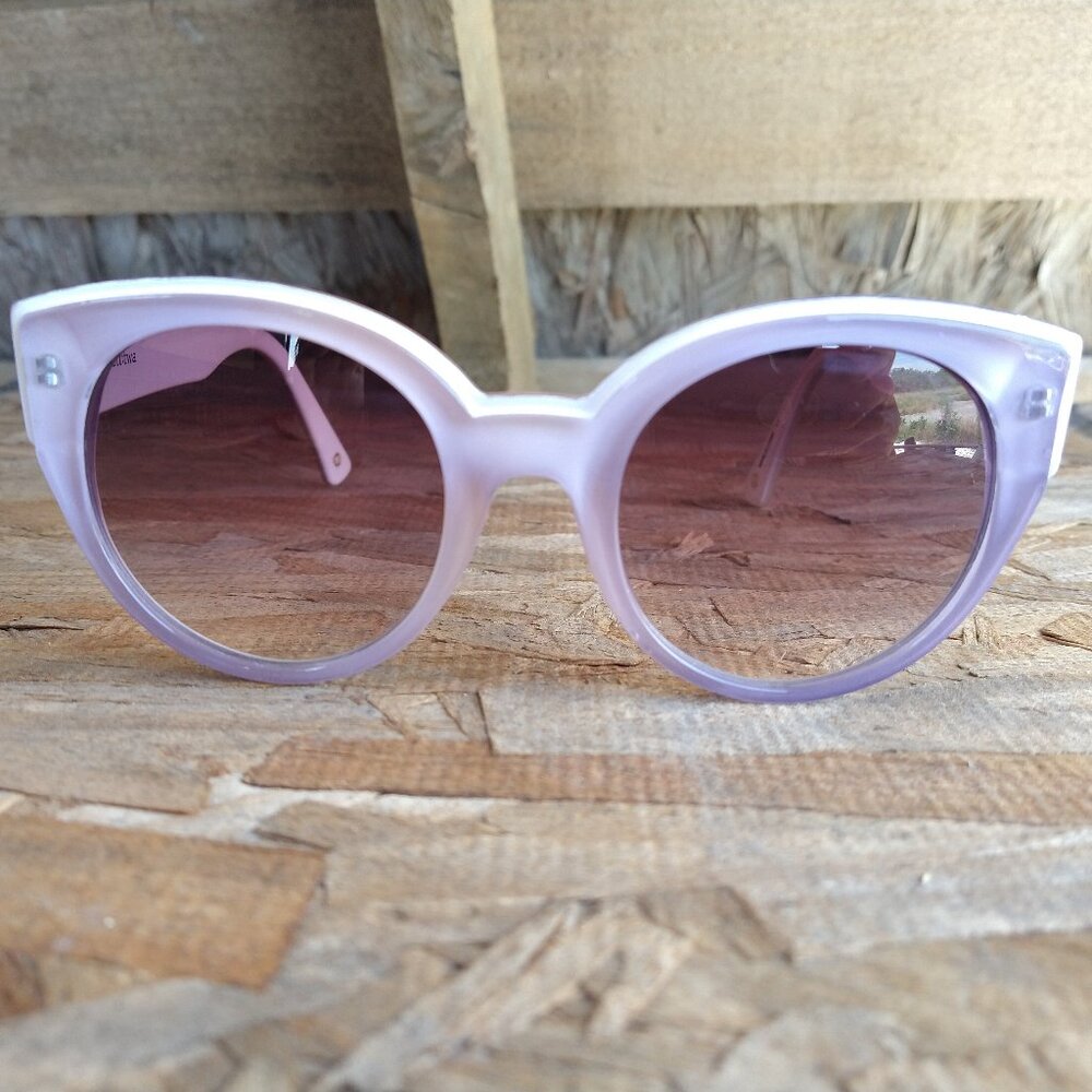 Fun Summer Anthropologie ett:twa Blue Purple Sunglasses Excellent Condition!